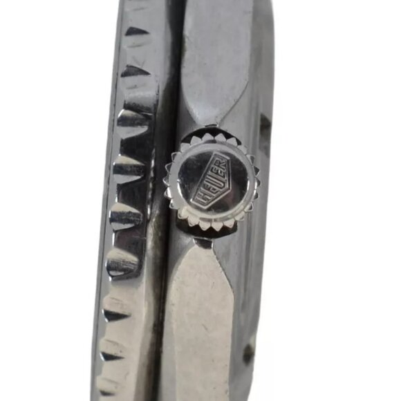 Midsize 32mm Heuer Pre-Tag Luminous 1000 Series SS Watch! Ref: 980.115N w/ B+P! - Picture 3 of 14